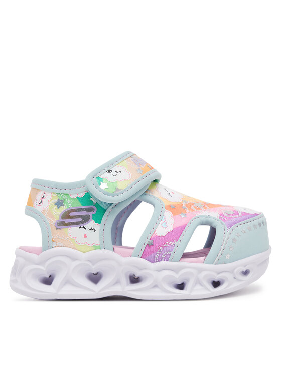 Skechers Сандали Heart Lights Sandals-Cutie Clouds 302977N/TQMT Електриков за Момичета цена