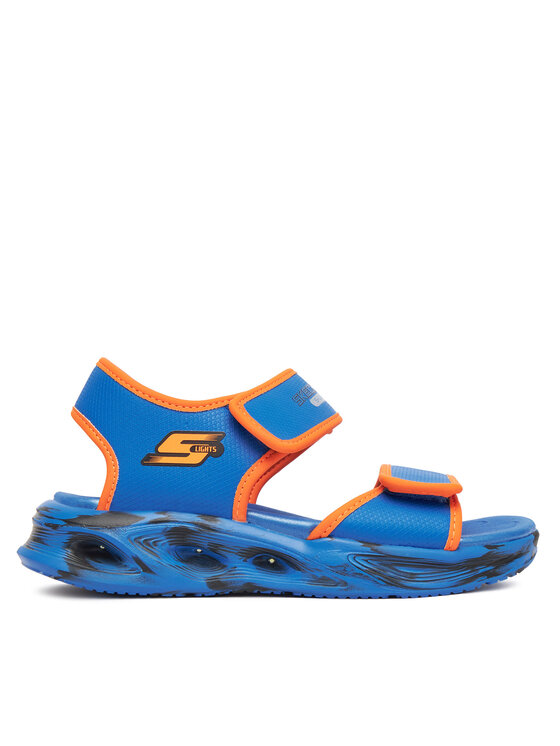 Skechers Сандали Sola Glow Sandal-Fusion Brights 407032L/BLOR Син за Момчета цена