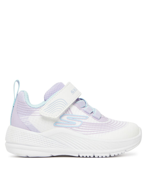 Skechers Сникърси Microspec Advance 303575N/WLVM Бял за Момичета цена