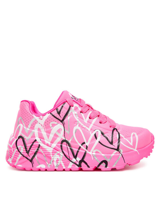 Skechers Сникърси Uno Lite-Metallic Love 314067L/HPMT Розов за Момичета цена