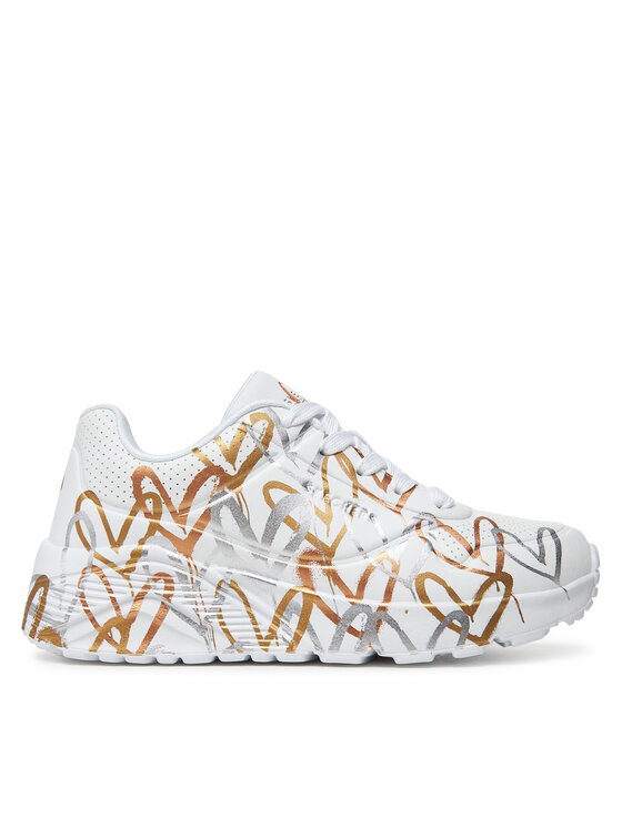 Skechers Сникърси Uno Lite-Metallic Love 314067L/WTGD Бял за Момичета цена