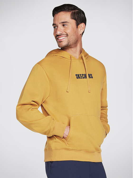 Skechers Суитшърт Sweats Incognito Hoodie HD6 Златист Regular Fit за Мъже цена