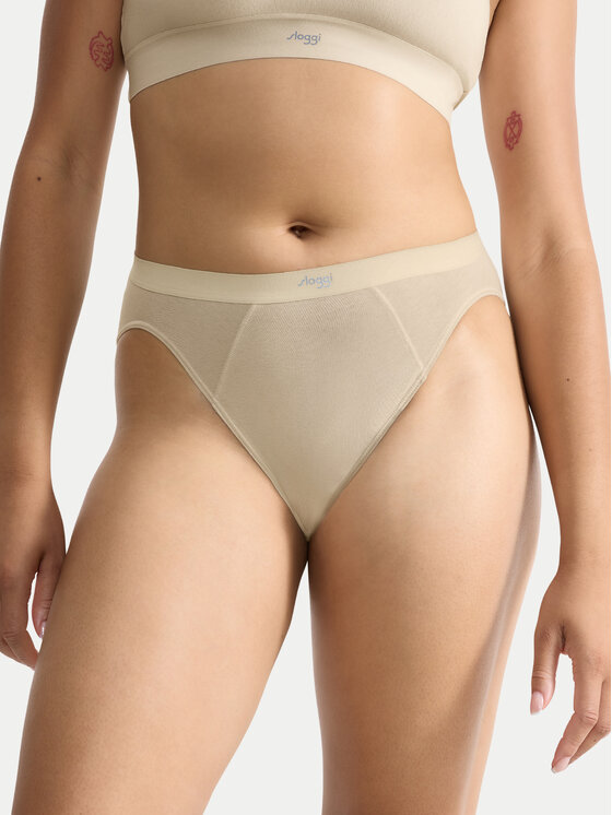 Sloggi Класически дамски бикини Ever Ease 10219658 Бежов за Жени цена