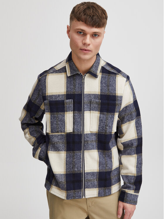 Solid Преходно яке 21107838 Тъмносин Regular Fit за Мъже цена