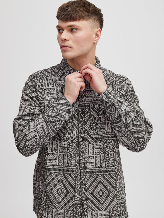 Solid Преходно яке 21107906 Сив Regular Fit за Мъже цена