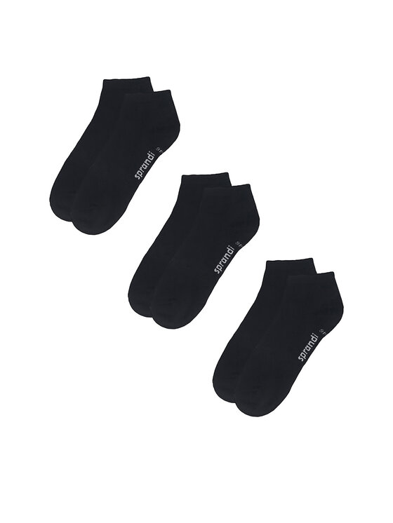 Sprandi Комплект 3 чифта къси чорапи дамски 0WB-001-AW23 (3-pack) Черен за Жени цена