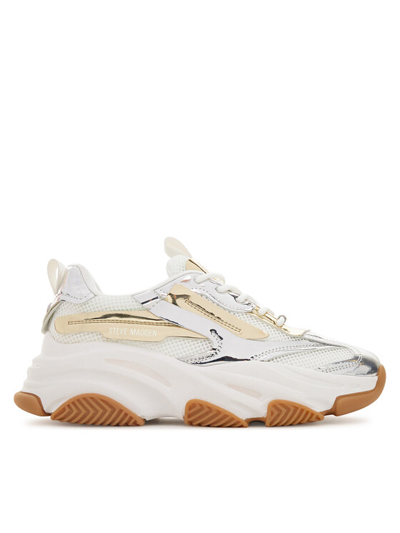 Steve Madden Сникърси Possession-E SM19000033 Сребрист за Жени цена