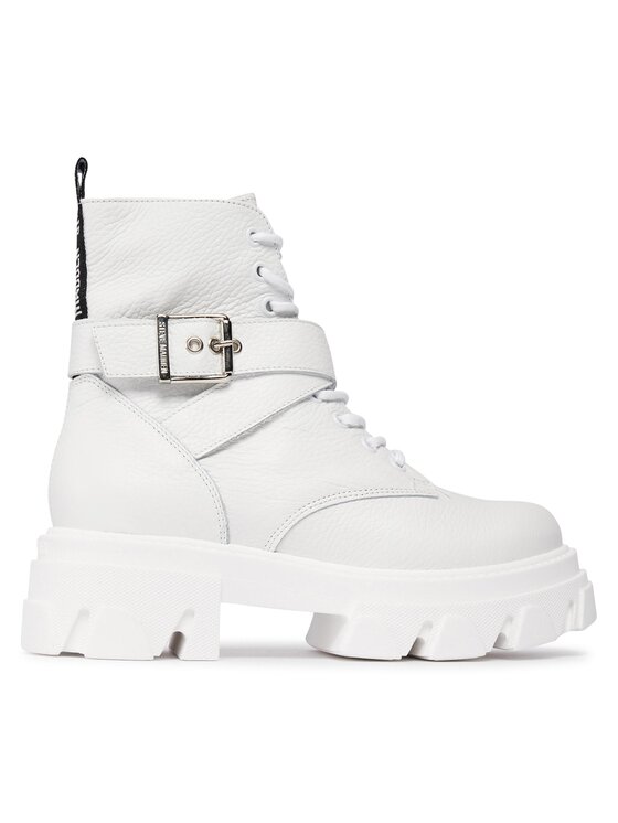 Steve Madden Туристически oбувки Mae Bootie SM19000034 SM19000034-107 Бял за Жени цена