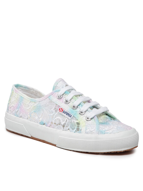 Superga Гуменки 2750 Macrame Tie Dye S81217W Бял за Жени цена