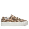 Superga Сникърси Platform Leopard Print Кафяв за Жени цена