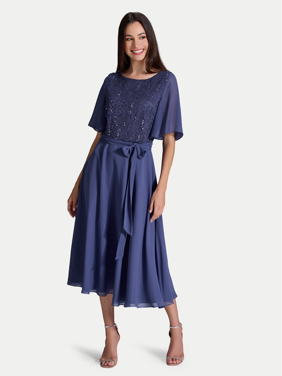 Swing Коктейлна рокля 5AI02500 Син Regular Fit за Жени цена
