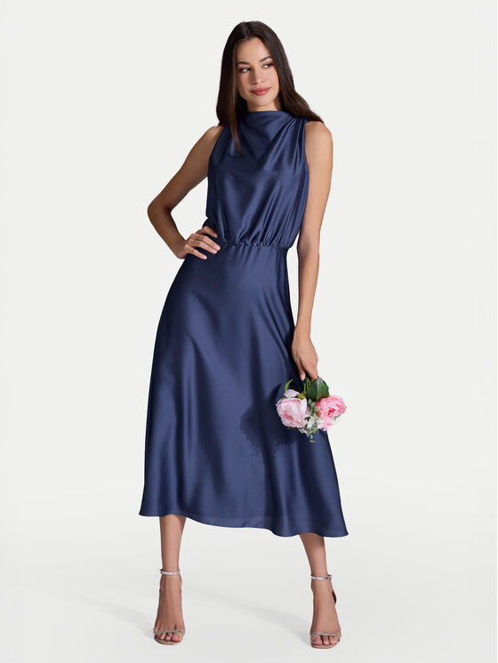 Swing Коктейлна рокля 5AI13700 Син Regular Fit за Жени цена