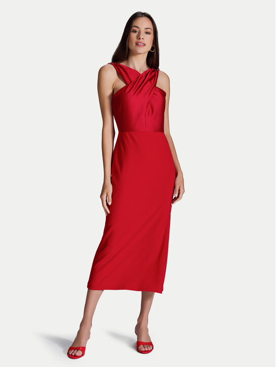 Swing Коктейлна рокля 5AI17900 Червен Slim Fit за Жени цена