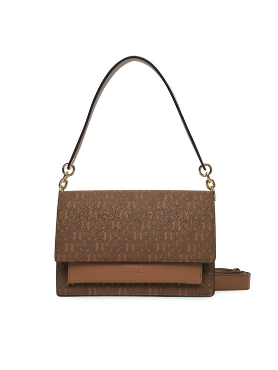 TOUS Дамска чанта Audree Tous Buckles Silhouette 2002204143 Кафяв за Жени цена