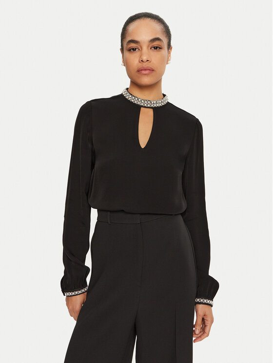 TWINSET Блуза 242TT2262 Черен Regular Fit за Жени цена