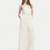 TWINSET Гащеризон 251TT2170 Екрю Wide Leg за Жени цена