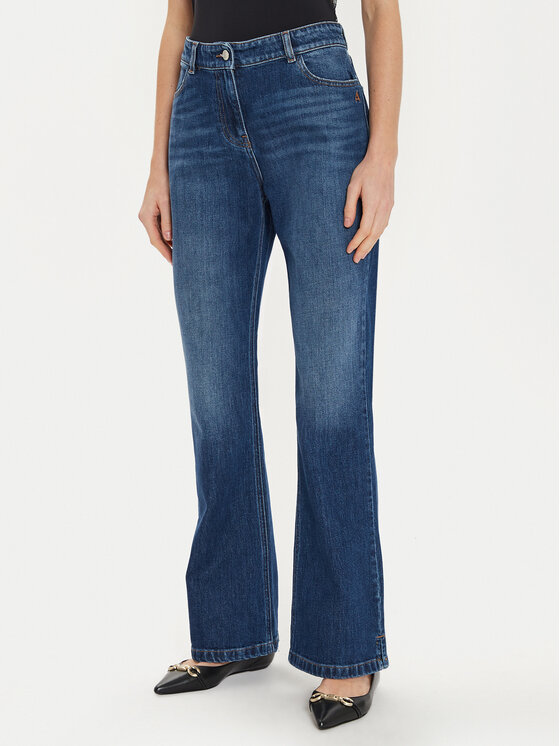 TWINSET Дънки 242AT2273 Син Flare Fit за Жени цена