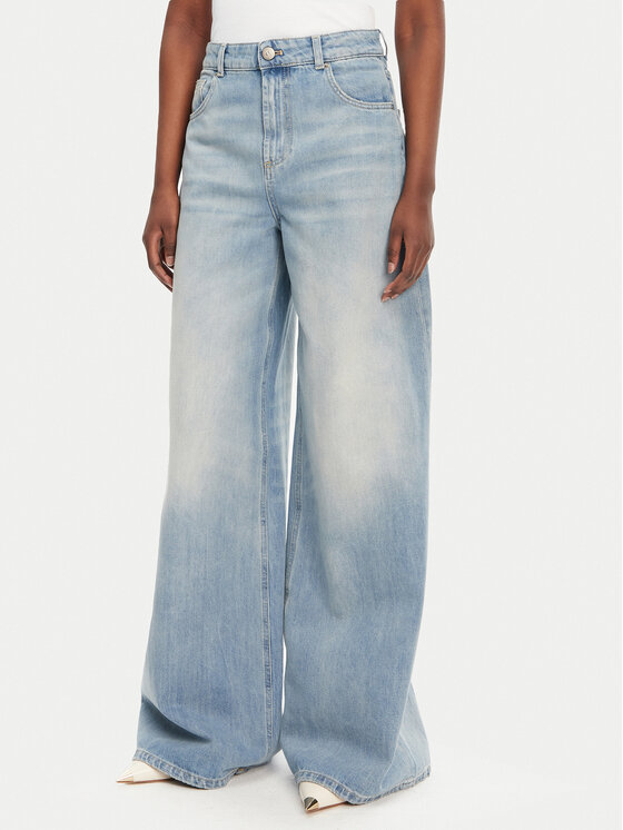 TWINSET Дънки 251TT2260 Син Wide Leg за Жени цена