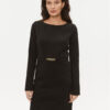 TWINSET Ежедневна рокля 232TT2195 Черен Regular Fit за Жени цена