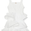 TWINSET Елегантна рокля 251GJ2428 Бял Regular Fit за Момичета цена