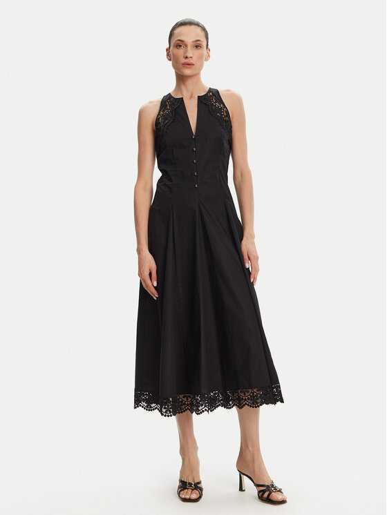 TWINSET Коктейлна рокля 251TT2090 Черен Regular Fit за Жени цена