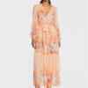 TWINSET Лятна рокля 231TP2738 Оранжев Regular Fit за Жени цена