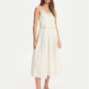 TWINSET Лятна рокля 251TT2160 Екрю Regular Fit за Жени цена
