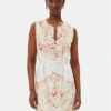 TWINSET Лятна рокля 251TT2441 Бежов Regular Fit за Жени цена