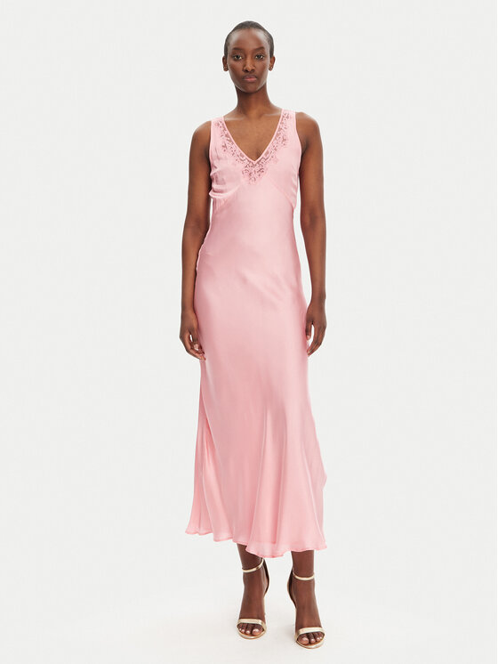 TWINSET Официална рокля 251TP2370 Оранжев Regular Fit за Жени цена