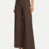 TWINSET Панталони тип палацо 251TT2105 Кафяв Wide Leg за Жени цена