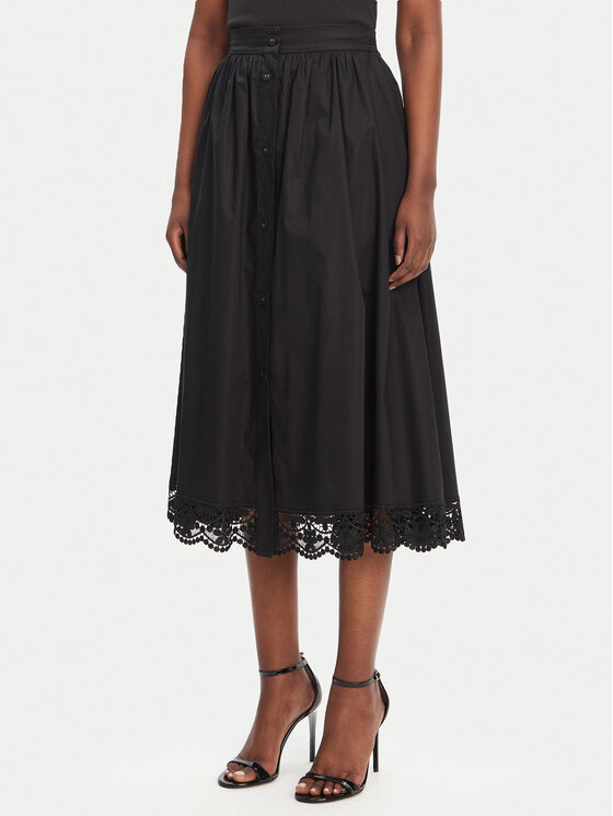 TWINSET Пола тип трапец 251TT2095 Черен Regular Fit за Жени цена