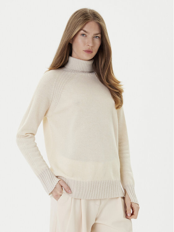TWINSET Поло 252TP3582 Бежов Loose Fit за Жени цена