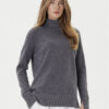 TWINSET Поло 252TP3582 Сив Loose Fit за Жени цена