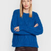 TWINSET Пуловер 222TT334 Тъмносин Relaxed Fit за Жени цена