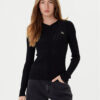 TWINSET Пуловер 252TP3241 Черен Slim Fit за Жени цена
