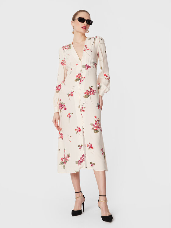 TWINSET Рокля тип риза 231TP2701 Бежов Regular Fit за Жени цена