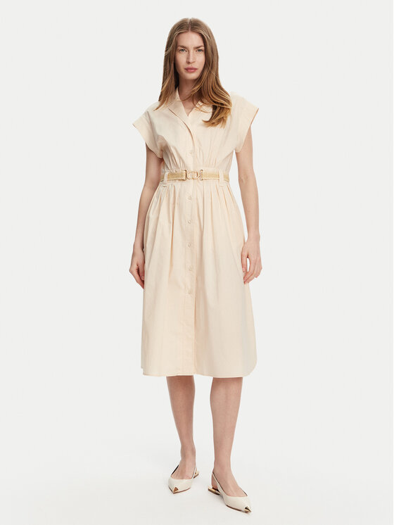 TWINSET Рокля тип риза 251TT2102 Розов Loose Fit за Жени цена