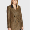 TWINSET Сако 222TT2317 Златист Regular Fit за Жени цена