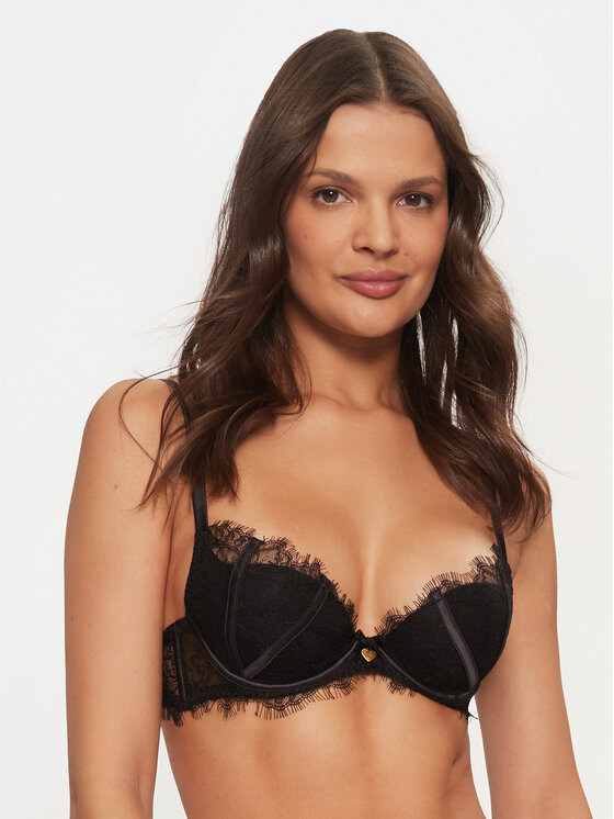 TWINSET Сутиен push-up 242LL6J44 Черен за Жени цена