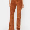 TWINSET Текстилни панталони 232TT2361 Кафяв Regular Fit за Жени цена