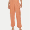 TWINSET Текстилни панталони 241TT2052 Оранжев Loose Fit за Жени цена