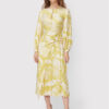 Ted Baker Коктейлна рокля Saraiy 261810 Жълт Regular Fit за Жени цена