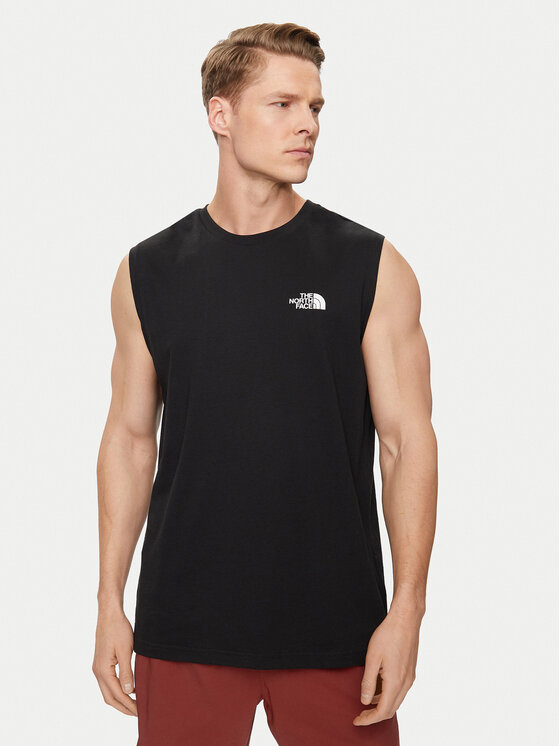 The North Face Мъжки топ Simple Dome NF0A87R3 Черен Regular Fit за Мъже цена