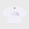 The North Face Тишърт Crop Easy NF0A83EU Бял Regular Fit за Момичета цена