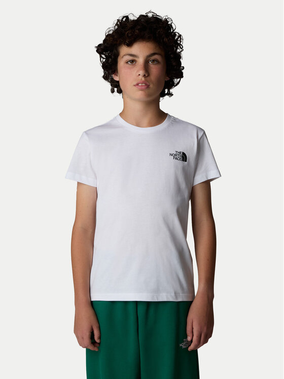 The North Face Тишърт Redbox NF0A89VT Бял Regular Fit за Момчета цена