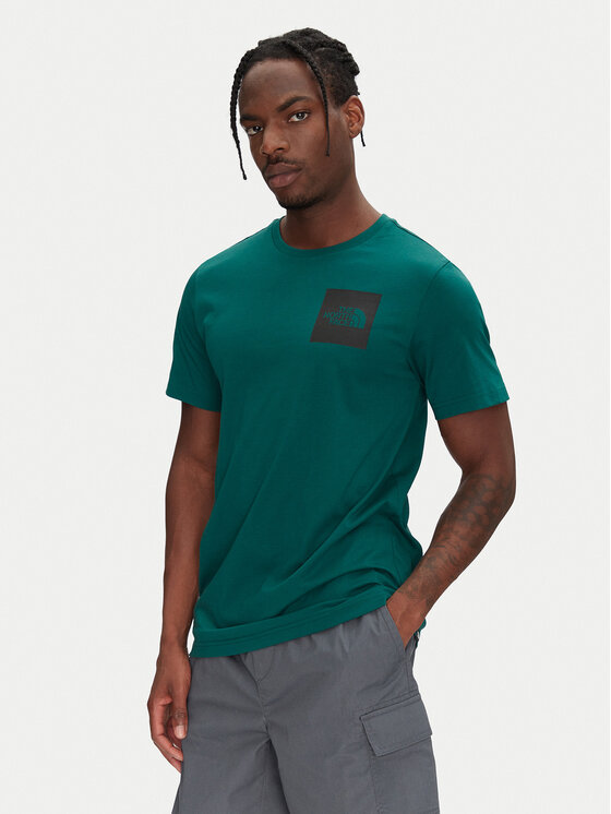 The North Face Тишърт SS Fine NF0A8A6M Зелен Regular Fit за Мъже цена