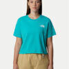 The North Face Тишърт Simple Dome NF0A87U4 Син Loose Fit за Жени цена