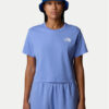 The North Face Тишърт Simple Dome NF0A87U4 Син Loose Fit за Жени цена