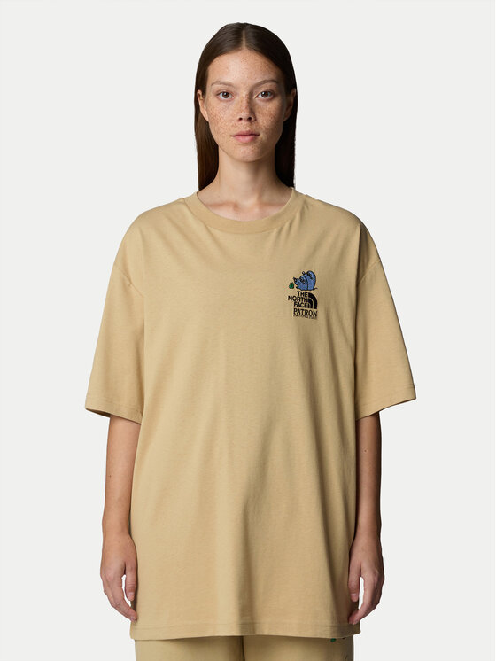 The North Face Тишърт Unisex Mountain Cleanup NF0A8C4D Бежов Oversize за Мъже цена