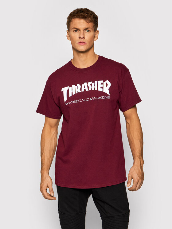 Thrasher Тишърт Skatemag Бордо Regular Fit за Мъже цена